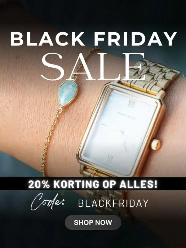 Black Friday 2024: Sieraden met korting! Profiteer van exclusieve kortingen op edelstenen, zilveren en gouden sieraden, tassen en horloges. Gebruik de kortingscode tijdens het mobiel winkelen en scoor de beste deals van het jaar!